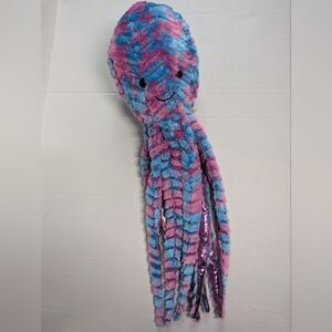 Octopus Plush Large Colorful 25"